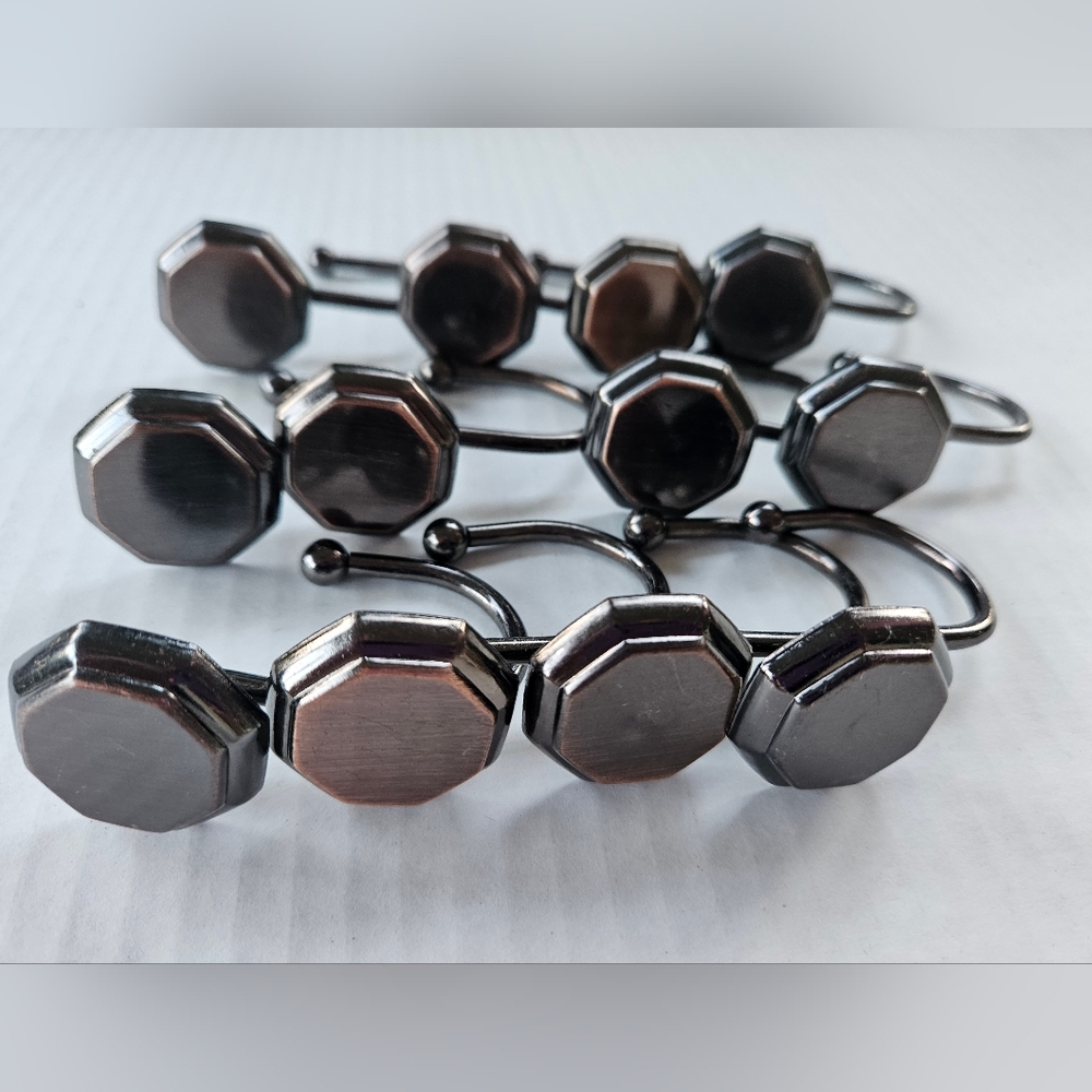 Octagon Shower Curtain Hooks